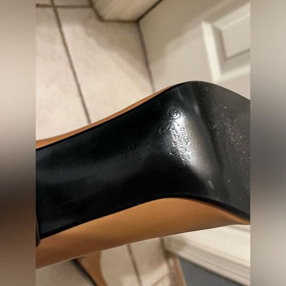 Ginza kanematsu Tokyo Elegant Tan Leather Women's Boots - Picture 4 of 7